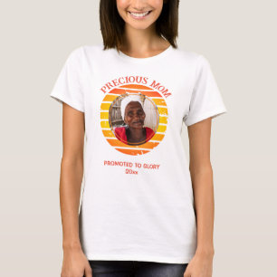 Bereaved MAMMA FRÄMJADE TILL GLORY Mors dag T Shirt