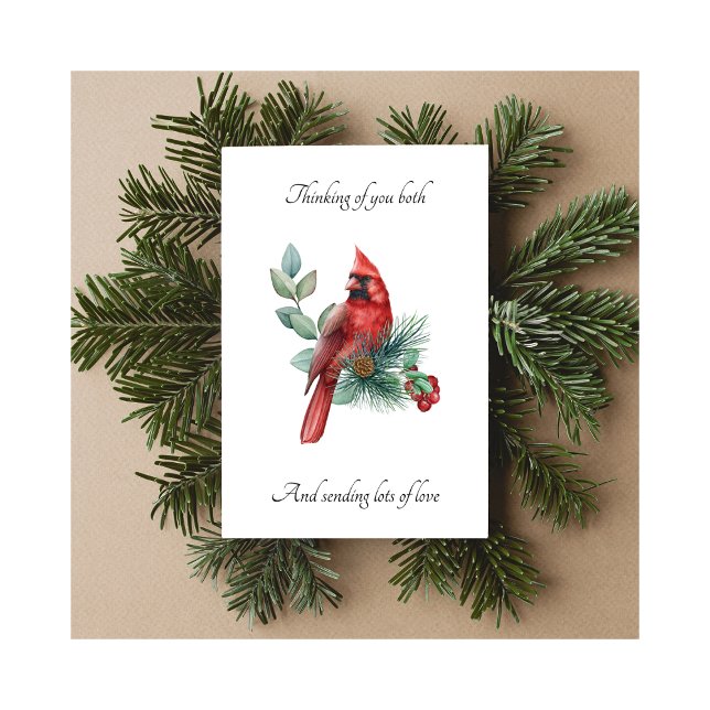 Bereaved Parent Thinking of You Christmas Card Helgkort (Skapare uppladdad)
