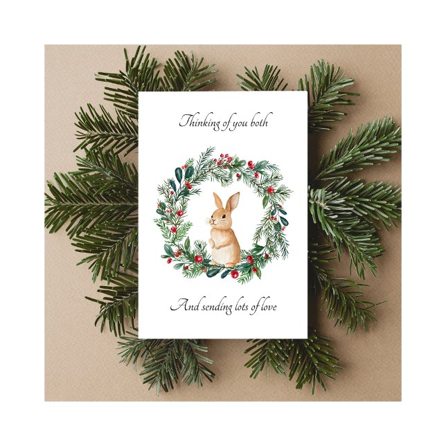 Bereaved Parent Thinking of You Christmas Card Helgkort (Skapare uppladdad)