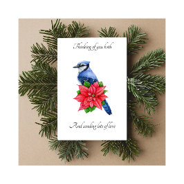 Bereaved Parents Thinking of You Christmas Card Helgkort