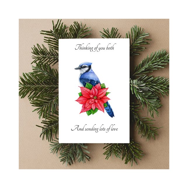 Bereaved Parents Thinking of You Christmas Card Helgkort (Skapare uppladdad)