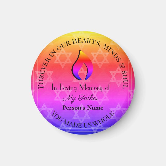 Bereavement Candle Magnet av HAMbyWG (Framsidan)