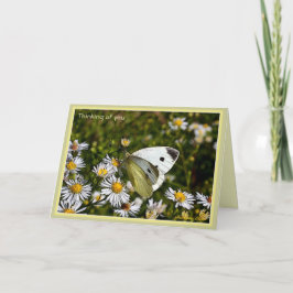 Bereavement/förlustkort med offert kort