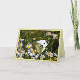 Bereavement/förlustkort med offert kort