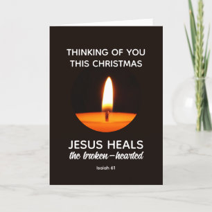 Bereavittänkande om dig Jesus Jul Helgkort
