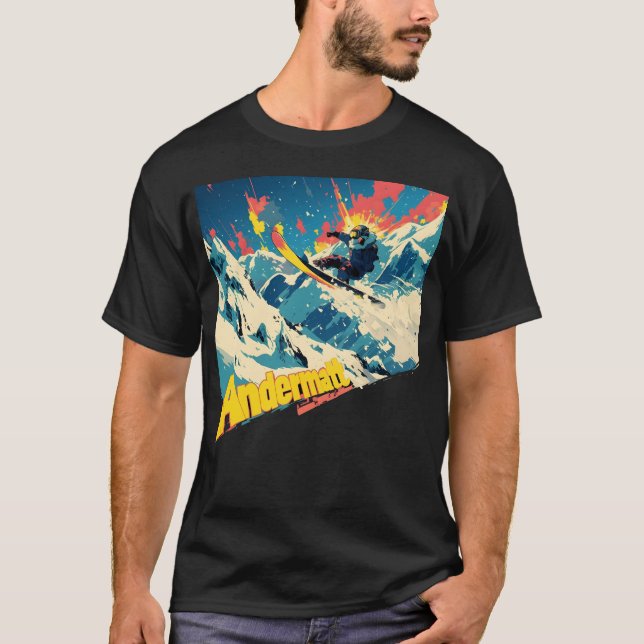 Bereda Alperna: Andermatt Ski Resort Ap T Shirt (Framsida)