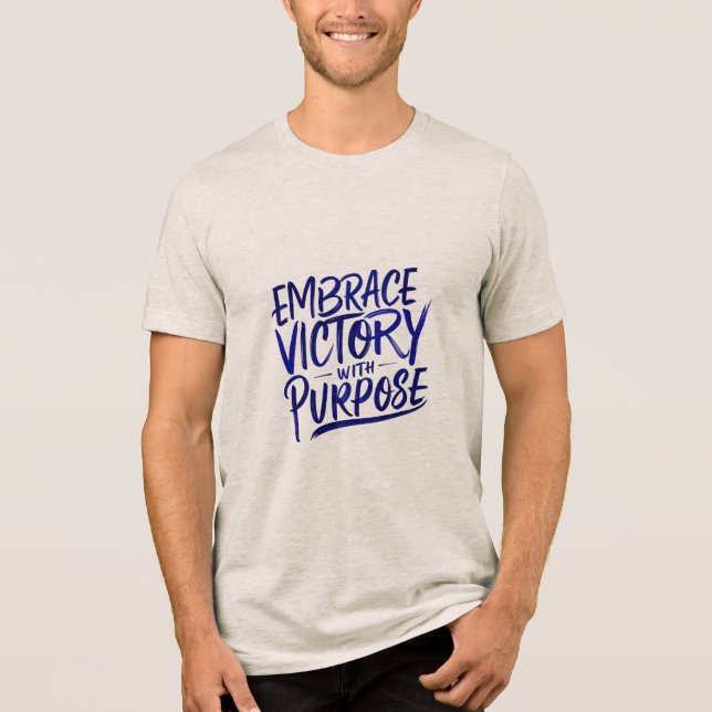 Bereda seger med syfte t shirt (Framsida)