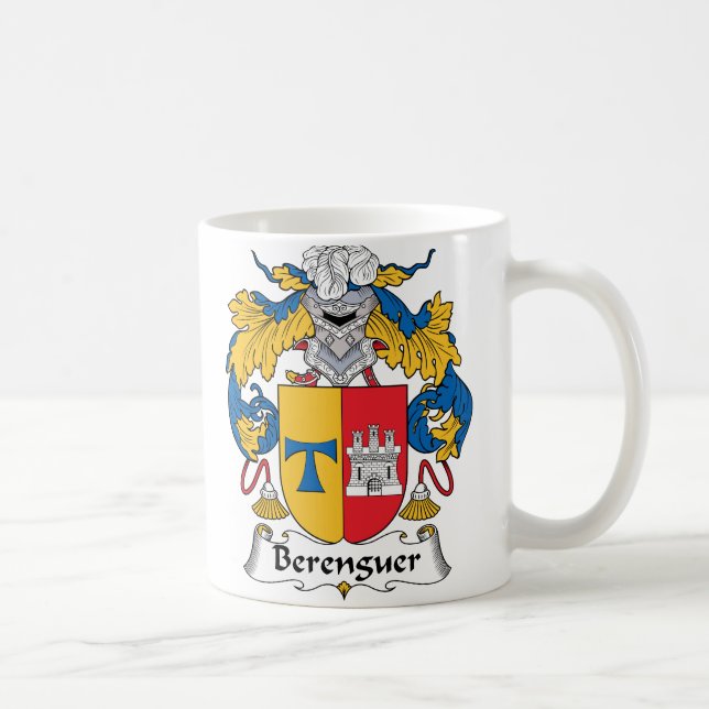 Berenguer familjvapensköld kaffemugg (Höger)