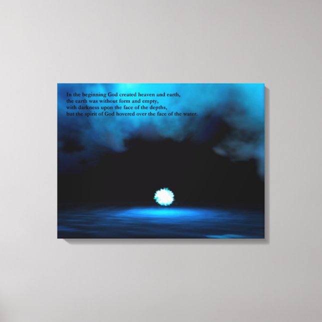 Bereshit - i början canvastryck (Framsida)