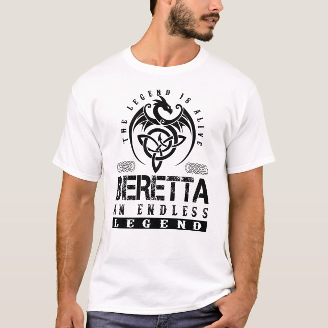 BERETTA Legend is Alive T Shirt (Framsida)