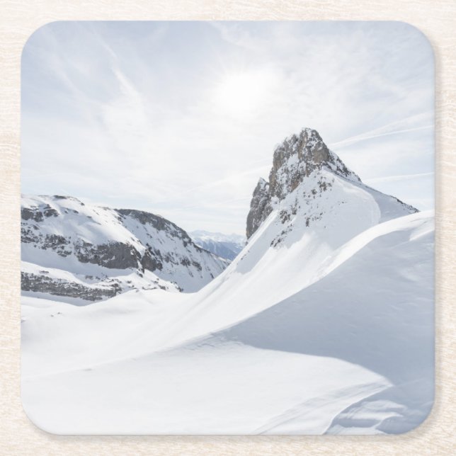 Berg | Achensee Zillertal, Österrike Underlägg Papper Kvadrat (Framsidan)