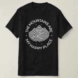 Berg är min lyckliga plats t shirt