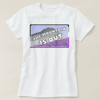 Berg är ut den Asexual skjortan T Shirt