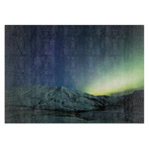 Berg Aurora Borealis & Milky Way Alaska