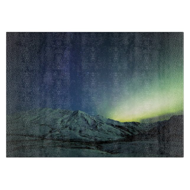 Berg | Aurora Borealis & Milky Way Alaska (Framsidan)