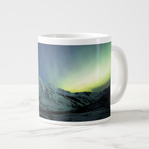 Berg Aurora Borealis & Milky Way Alaska Jumbo Mugg