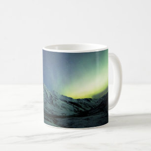 Berg Aurora Borealis & Milky Way Alaska Kaffemugg