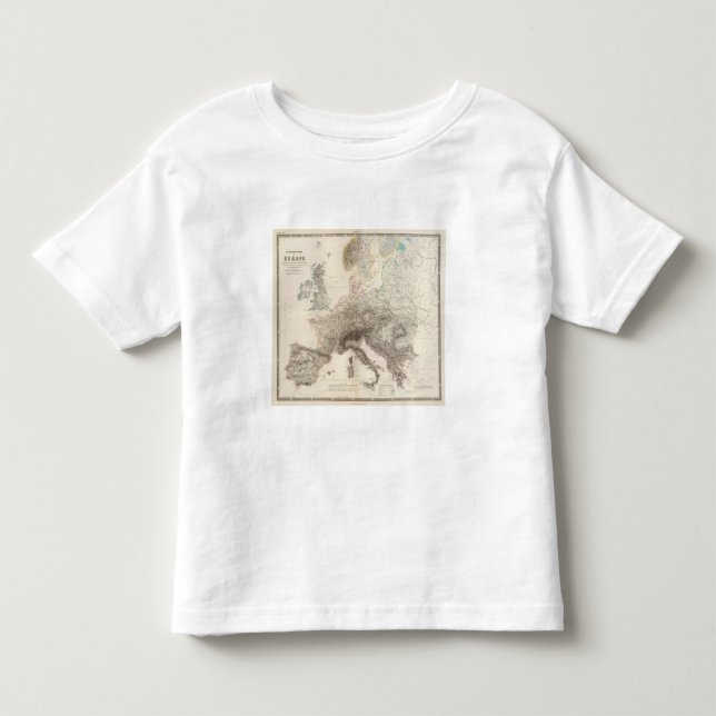 Berg av Europa T Shirt (Framsida)