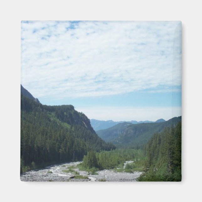 Berg av Mt. St. Helens. Magnet (Framsidan)