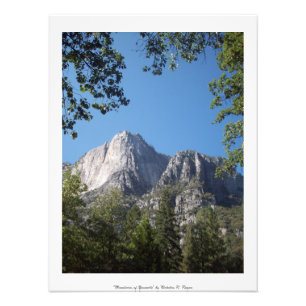 "Berg av Yosemite" professionell Fototryck