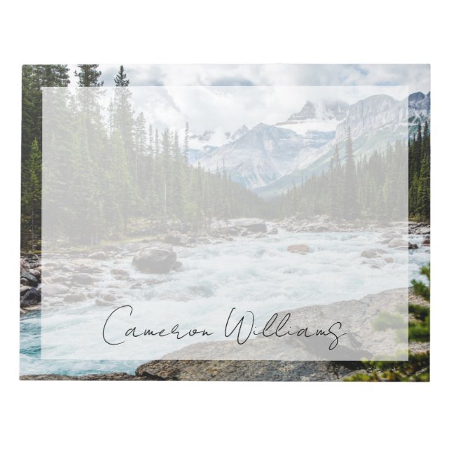 Berg | Banff National Park Alberta, Kanada Anteckningsblock (Framsida)