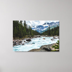 Berg Banff National Park Alberta, Kanada Canvastryck