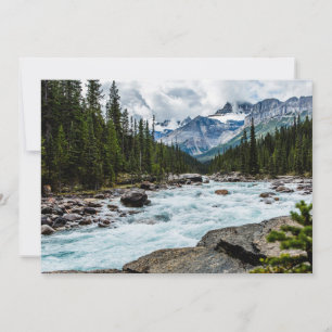 Berg Banff Nationalpark Alberta, Kanada Tack Kort