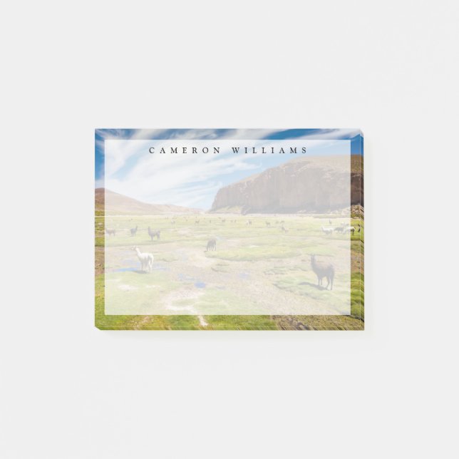 Berg | Bolivia Andes Post-it Block (Framsida)