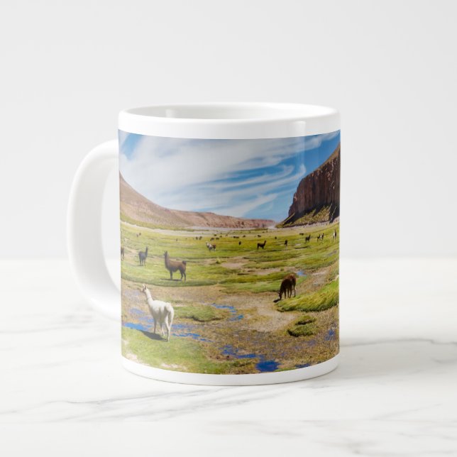 Berg | Bolivianska Anderna Jumbo Mugg (Framsida vänster)