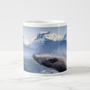 Berg   Bröstning av Whale Glacier Bay, Alaska Jumbo Mugg