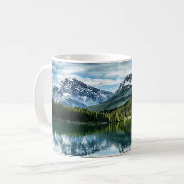 Berg | Canadian Rockies, Alberta Kanada Kaffemugg (Framsida vänster)
