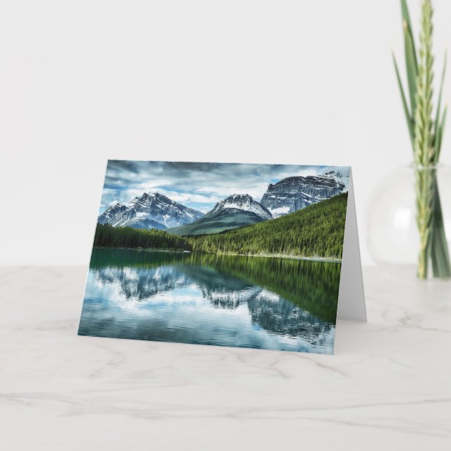 Berg | Canadian Rockies, Alberta Kanada Kort (Framsida)
