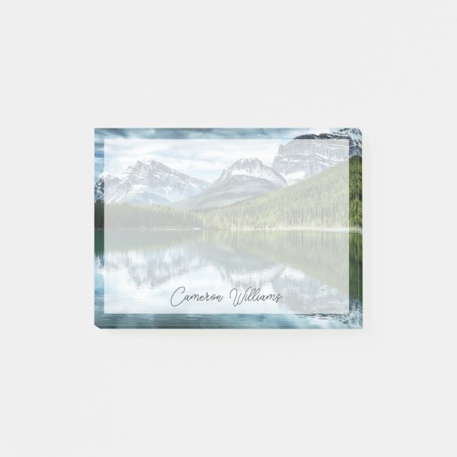 Berg | Canadian Rockies, Alberta Kanada Post-it Block (Framsida)
