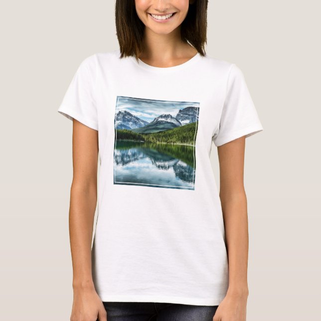 Berg | Canadian Rockies, Alberta Kanada T Shirt (Framsida)