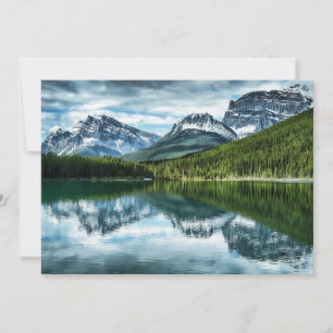 Berg Canadian Rockies, Alberta Kanada Tack Kort