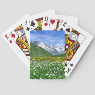 Berg   De schweiziska Alpernorna Valley Vår Casinokort