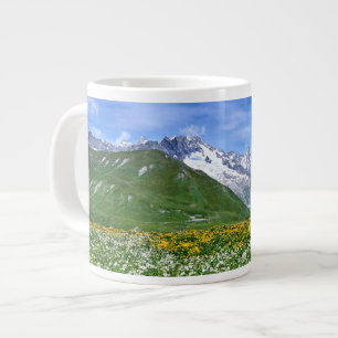 Berg De schweiziska Alpernorna Valley Vår Jumbo Mugg