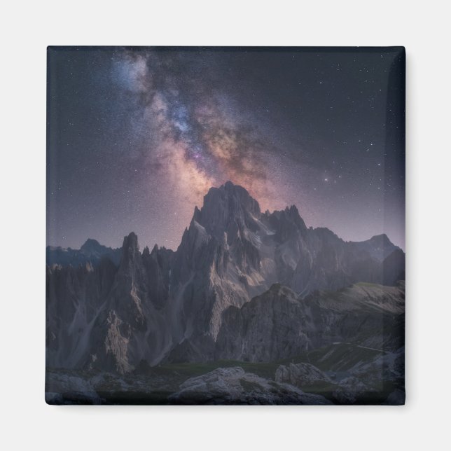 Berg | Dolomitbergen, Italien Magnet (Framsidan)