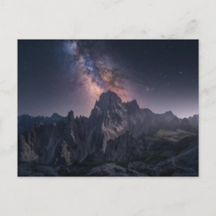 Berg Dolomiterna, Italien Vykort
