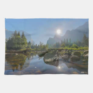 Berg El Capitan Yosemite Park, Kalifornien Kökshandduk