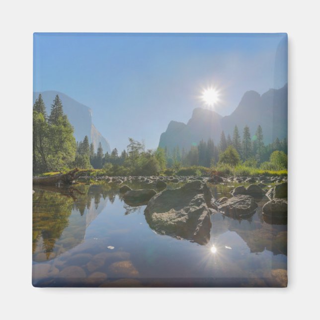 Berg | El Capitan Yosemite Park, Kalifornien Magnet (Framsidan)