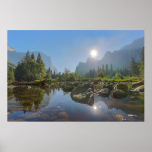 Berg El Capitan Yosemite Park, Kalifornien Poster