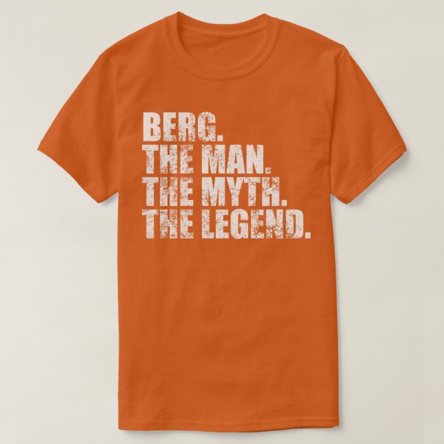Berg Family namn Berg efternamn Berg efternamn B T Shirt (Design framsida)