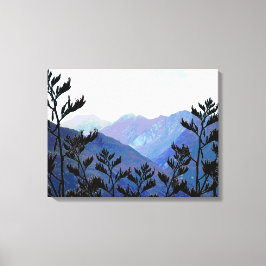 Berg & Flaxes, nyzeeländska popkonst Canvastryck