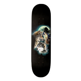 Berg för fantasivargmåne old school skateboard bräda 21,6 cm