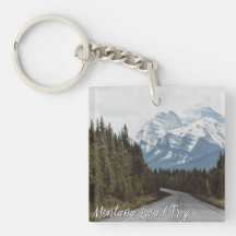 Berg för huvudväg för Montana vägresa sceniska