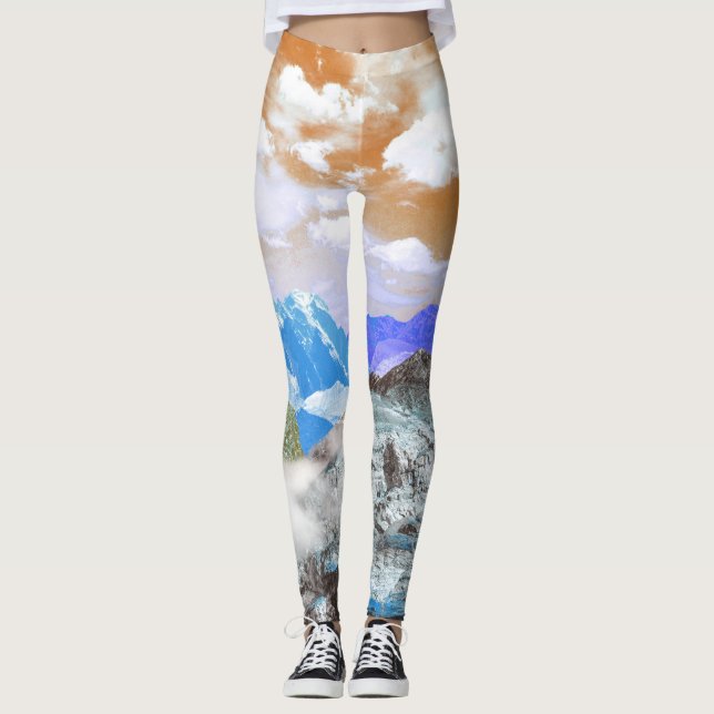 Berg (fotomontage) 2 leggings (Framsida)