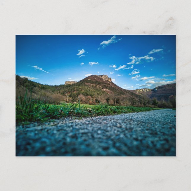 Berg från väg vykort (Framsida)