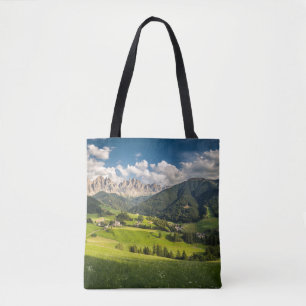 Berg Funes Valley, Dolomites, Italien Tygkasse
