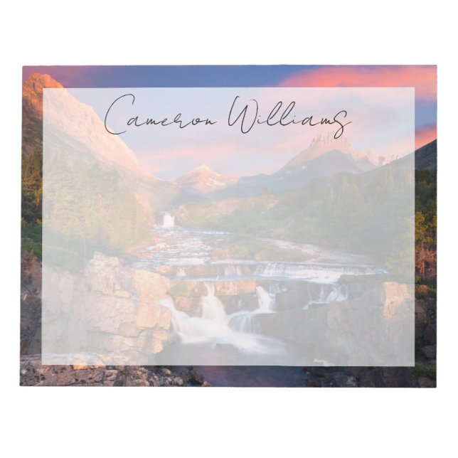 Berg | Glacier National Park Montana Anteckningsblock (Framsida)